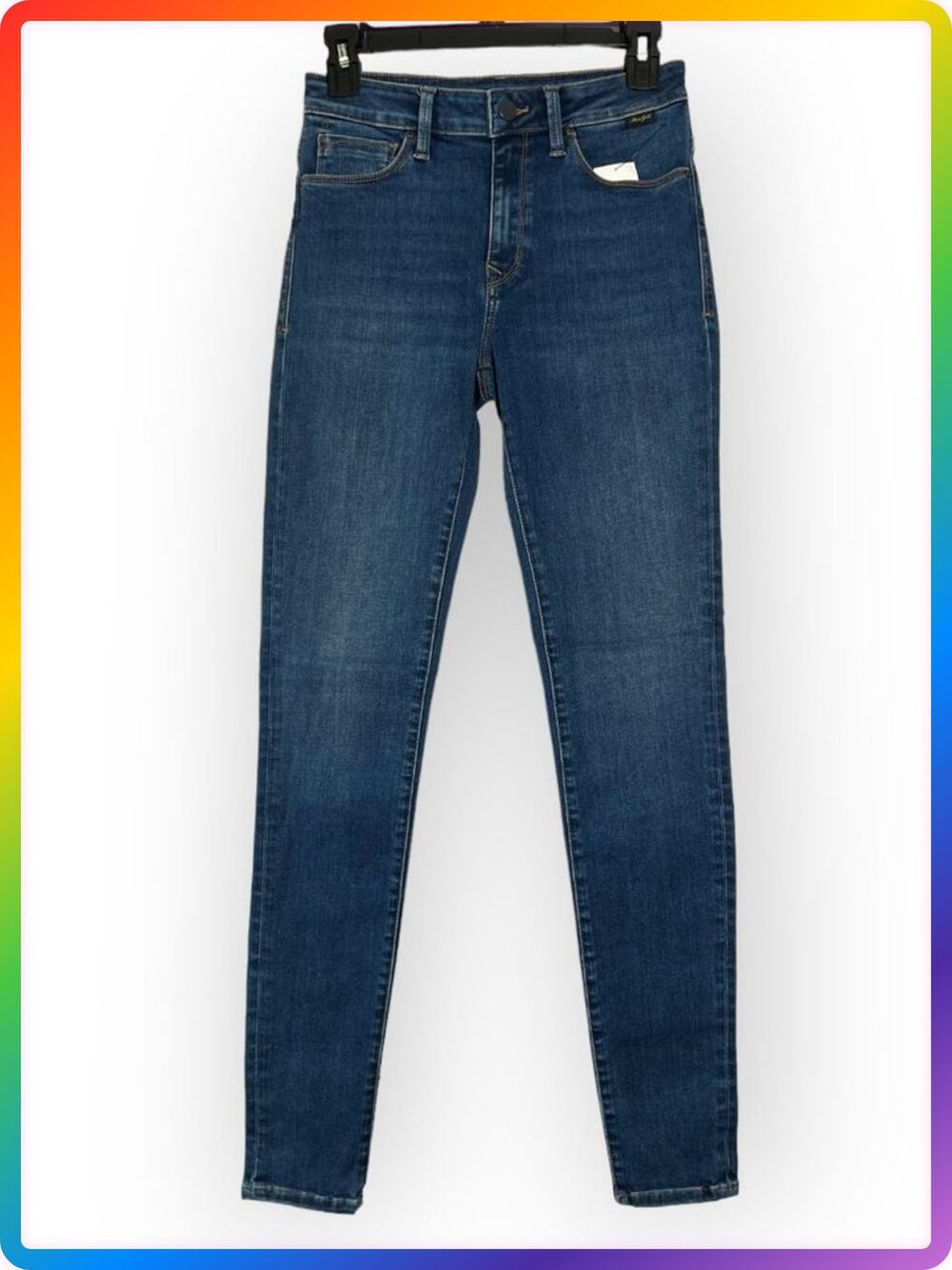 Mavi Gold Alissa Super Skinny Jeans SIZE 27x32 Dark Wash Sculpt Stretch